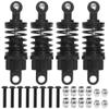 4Pack ShareGoo 52mm Shock Absorbers Assembled Compatible with Tamiya 1/10 TT-01 TT-02 TA05 TL-01 TA03 MF-01X RC Car Chassis Upgrades Parts (Black) view 1