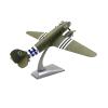 predolo Simulation 1:100 Aircraft Model Miniature Toys Kids Adults Toy with Base Retro Fighter Model for TV Cabinet Home Cafe Office, Style A view 1