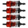 4Pack ShareGoo 52mm Shock Absorbers Assembled Compatible with Tamiya 1/10 TT-01 TT-02 TA05 TL-01 TA03 MF-01X RC Car Chassis Upgrades Parts (Red) view 2