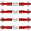 4Pcs ShareGoo Metal Steering Rod Servo Linkages Turnbuckle Compatible with Hyper Go MJX 16207 16208 16209 16210 H16BM H16GT H16DR 1/16 RC Car (Red) view 2