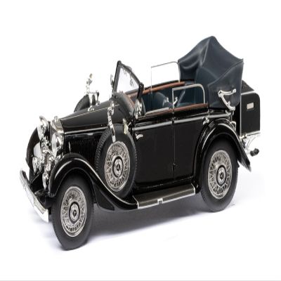 Esval Models 1933-37 290 W18 Cabriolet D Black Limited Edition to 250 Pieces Worldwide 1/43 Model Car EMEU43043A