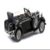 Esval Models 1933-37 290 W18 Cabriolet D Black Limited Edition to 250 Pieces Worldwide 1/43 Model Car EMEU43043A view 2