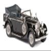 Esval Models 1933-37 290 W18 Cabriolet D Black Limited Edition to 250 Pieces Worldwide 1/43 Model Car EMEU43043A view 3