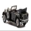 Esval Models 1933-37 290 W18 Cabriolet D Black Limited Edition to 250 Pieces Worldwide 1/43 Model Car EMEU43043A view 4