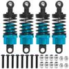 4Pack ShareGoo 52mm Shock Absorbers Assembled Compatible with Tamiya 1/10 TT-01 TT-02 TA05 TL-01 TA03 MF-01X RC Car Chassis Upgrades Parts (Blue) view 1