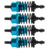 4Pack ShareGoo 52mm Shock Absorbers Assembled Compatible with Tamiya 1/10 TT-01 TT-02 TA05 TL-01 TA03 MF-01X RC Car Chassis Upgrades Parts (Blue) view 2