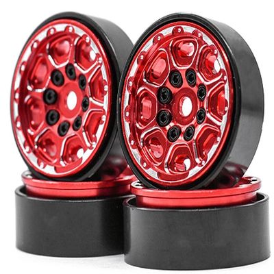 Alloy Machined Beadlock Wheels (4) Set for Traxxas 1/18 TRX-4M Crawler 9869