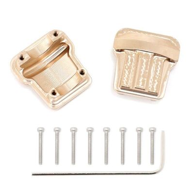 Brass Alloy Machined Differential Covers(2) for Traxxas 1/18 TRX-4M Crawler 9738