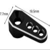 Black Alloy Machined 25T Servo Horn for Traxxas 1/18 TRX-4M Scale Crawler 9734 view 2