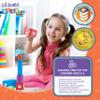 Lil' Jumbl Magnetic Foam  STEM Preschool Sensory Toys for Children, Toddlers, Boys and Girls  35 Piece Castle Set, Bath Building Blocks, The Supreme Bath Toy, Engineering Toys for Kids 3-6 view 2