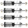 4Pack ShareGoo RC Car Shock Absorbers Metal Shocks Damper Compatible with MJX Hyper Go 16207 16208 16209 16210 H16BM H16GT H16DR 1/16 RC Car Upgrades Part (Silver) view 2