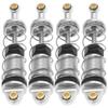 4Pack ShareGoo RC Car Shock Absorbers Metal Shocks Damper Compatible with MJX Hyper Go 16207 16208 16209 16210 H16BM H16GT H16DR 1/16 RC Car Upgrades Part (Silver) view 4