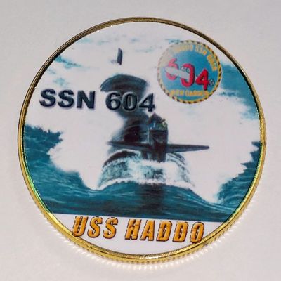 Navy USS Haddo SSN-604 Submarine #110 Military Honor Challenge Coin