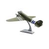 Almencla Alloy 1/100 Fighter Airplane Diecast Model with Display Base Souvenir Ornament Miniature Toys for Bar Shelf, Style A view 1