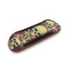 SPITBOARDS 34mm Fingerboard Deck - Real Wood (5-Layers) Classic Popsicle Street Shape - Size: 34 x 96 mm - Single Graphic Deck (Real Wear) - Optimized Concave - slimey Skulls view 4