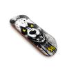 SPITBOARDS 34mm Fingerboard Deck - Real Wood (5-Layers) Classic Popsicle Street Shape - Size: 34 x 96 mm - Single Graphic Deck (Real Wear) - Optimized Concave - Hungry Panda view 2