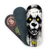 SPITBOARDS 34mm Fingerboard Deck - Real Wood (5-Layers) Classic Popsicle Street Shape - Size: 34 x 96 mm - Single Graphic Deck (Real Wear) - Optimized Concave - Hungry Panda view 3