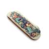 SPITBOARDS 34mm Fingerboard Deck - Real Wood (5-Layers) Classic Popsicle Street Shape - Size: 34 x 96 mm - Single Graphic Deck (Real Wear) - Optimized Concave - Monster Party view 2