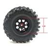4pcs 1.9 Inch RC Crawler Car Tires Tyres with Aluminium Alloy WheelH Ub Fit for Axial for SCX10 96mm Modification Accessories (Color : C) view 2