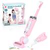 Kids Vacuum Cleaner Toy Set for Toddlers - 2PCS Toy Vacuum Sets for Toddlers 3+ Toddler Vacuum Toy That Works with Sound Effects, Baby Play Vacuum Pretend Role Play Household Housekeeping view 1