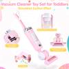 Kids Vacuum Cleaner Toy Set for Toddlers - 2PCS Toy Vacuum Sets for Toddlers 3+ Toddler Vacuum Toy That Works with Sound Effects, Baby Play Vacuum Pretend Role Play Household Housekeeping view 4