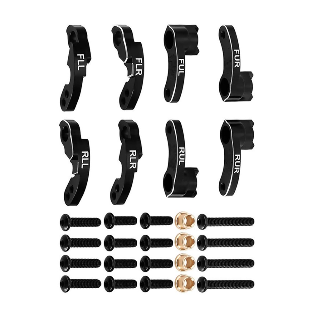 1 Set 1/18 RC CNC Shock Flex Blader Upgrades Part for Traxxas TRX4-M 1/18 RC Crawler Car