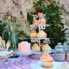 30 Pack Happy Sixty Cheers to 60 Years Old Cupcake Toppers for 60th Birthday Anniversary Party Cake Decorations Supplies Silver view 4