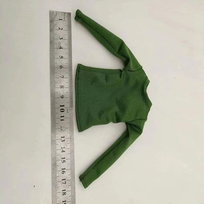 1/6 Scale Sodier Clothes Accessories T-Shirt Model for 12" Male Figure (Army Green)