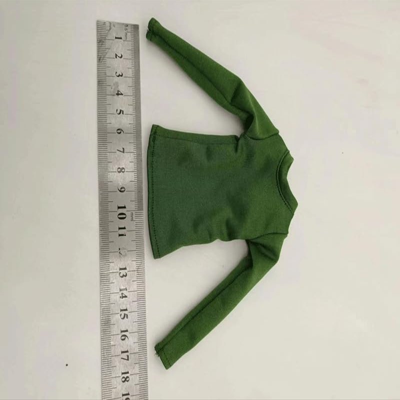 1/6 Scale Sodier Clothes Accessories T-Shirt Model for 12" Male Figure (Army Green)