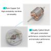 12V Motor with Encoder, DIY Encoder Gear Motor with Mounting Bracket 65mm Wheel Kit for Smart Car Robot DC12V(500RPM) view 3
