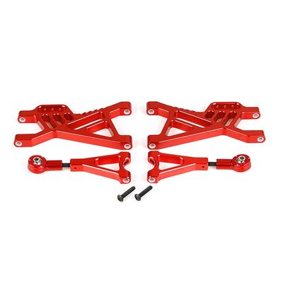 DAYUDDRICAR 1/5 RC Car Metal Rear A-arm Rear Swing Arm Replacement RC Gasoline Engine Car Model Upgrade Part for Rovan-Baja 5B 1/5 RC Car Accessories (Color : 1 Set Red)