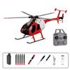 C189 MD500 Little Bird RC Drone Aircraft Single-Rotor Helicopter with 6-axis Gyro & Dual Brushless Motors, 2.4G 4CH Remote Control for Adults, RTF view 4