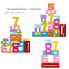 JYJ Wooden Stacking Building Blocks for 3+ Years Old Kids 1-10 Number Game Balance Competition Toy, Gift for Boys Girls view 4
