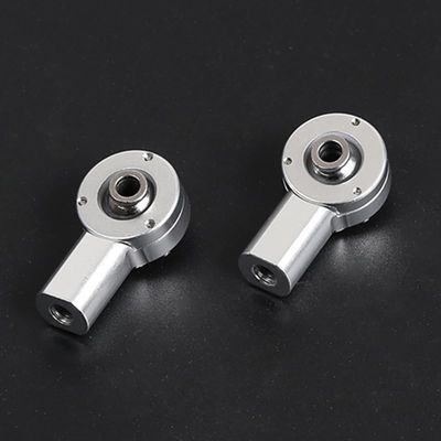 DAYUDDRICAR 1/5 RC Car Metal Rear Upper Swing Arm Ball Joint Replacement RC Gasoline Engine Car Model Upgrade Part for Rovan-Baja 5B 1/5 RC Car Accessories (Color : 1 Set Silver)