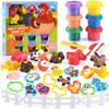 PLAY Farm Animals Clay Sets for Kids Ages 4-8, Color Dough Kit with Animal Molds, Non-Toxic & Safe Toys Gifts for Boys Girls 4-6 view 1