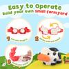 PLAY Farm Animals Clay Sets for Kids Ages 4-8, Color Dough Kit with Animal Molds, Non-Toxic & Safe Toys Gifts for Boys Girls 4-6 view 4