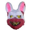 Apujent Halloween Scary Rabbit Bunny, Bloody Plush Animal Head, Spooky Cosplay Costume Props Halloween Party, Haunted House view 1