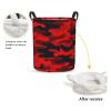 Foruidea Camo Camouflage Laundry Basket,Laundry Hamper,Collapsible Storage Bin, Oxford Fabric Clothes Baskets,Nursery Hamper For Home,Office,Dorm,Gift Basket view 2