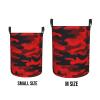 Foruidea Camo Camouflage Laundry Basket,Laundry Hamper,Collapsible Storage Bin, Oxford Fabric Clothes Baskets,Nursery Hamper For Home,Office,Dorm,Gift Basket view 4