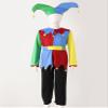 Jugaoge Kids Boys Girls Clown Costume Halloween Fancy Dress-up Circus Carnival Evil Jester Roleplay Colorful 7-10 Years view 3