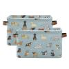 XUWU Multi-purpose Storage Basket Bin Cute Dog Puppy Organizer Collapsible Shelf Basket Cube with Handle for Nursery Bedroom Bathroom view 2