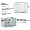 XUWU Multi-purpose Storage Basket Bin Cute Dog Puppy Organizer Collapsible Shelf Basket Cube with Handle for Nursery Bedroom Bathroom view 3