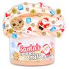 Santa's Cookies & Milk - Butter Snowfizz Textured Slime - Handmade in USA - Dope Slimes - Beige/White view 1