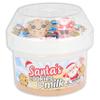 Santa's Cookies & Milk - Butter Snowfizz Textured Slime - Handmade in USA - Dope Slimes - Beige/White view 2