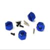 12mm Hex Wheel (4) Hub 6mm Thick for 1/10 Traxxas, Axial, Tamiya, Drift & TC view 1