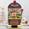 777 Gold Slot Machine Casino Toy Piggy Bank Replica with Flashing Lights and Jackpot Alert Sounds view 1