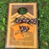 3 inch mini cornhole bags Halloween candy corn mini bean bag toss bags. view 2