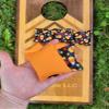 3 inch mini cornhole bags Halloween candy corn mini bean bag toss bags. view 3