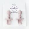 Babeehive Goods Mini Spoon and Fork | Safety, Ergonomics, and Practicality | Perfectly Sized For Tiny Hands | Food-Grade Materials, BPA-Free | Versatile, Suitable, and Convenient (Rose) view 2