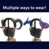 Ram Horns Attachment for Headset, Gaming and Streaming Headset Accessories, Cosplay, Gaming Streamer Gift, Goat | ram | Bard Horns (Blue/Purple) view 4